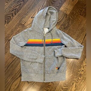 Aviator Nation striped Hoodie Sz xs excellent condition!!!